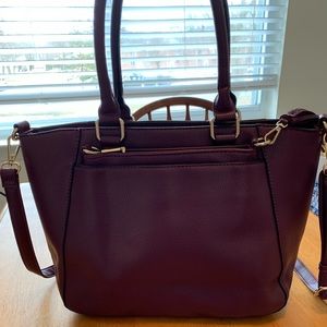 Bass Maroon Shoulder Bag